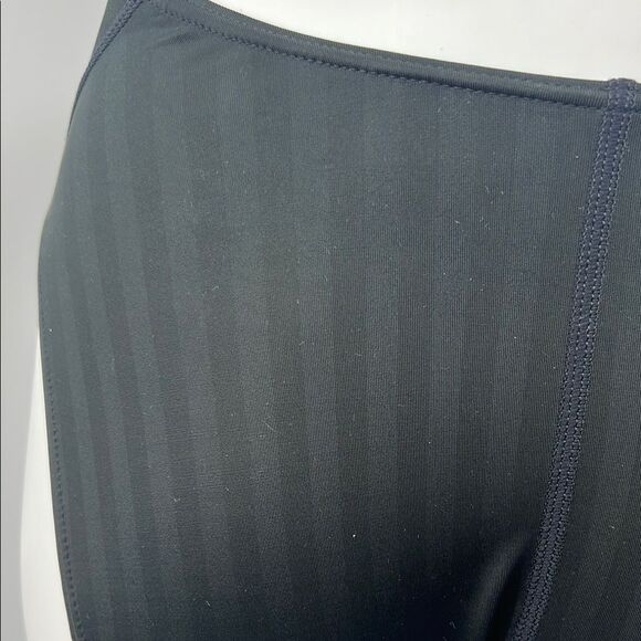Speedo Striped Black One Piece Swimsuit - Picture 5 of 6